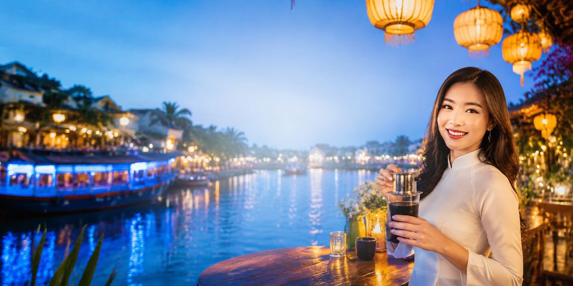 Người dùng tại Hội An nhận thưởng VIP và kiểm tra giao dịch tài chính tại 7clubs bên tách cà phê